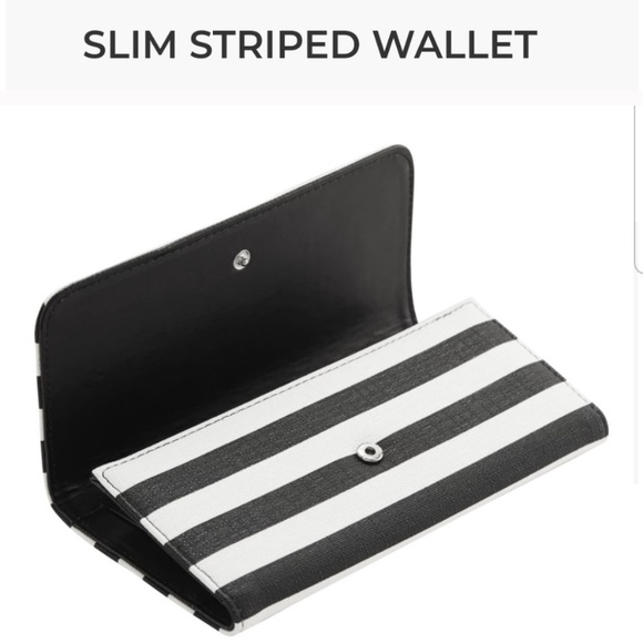 *NWT Kut from the Kloth Black&White Striped Wallet - Picture 3 of 6